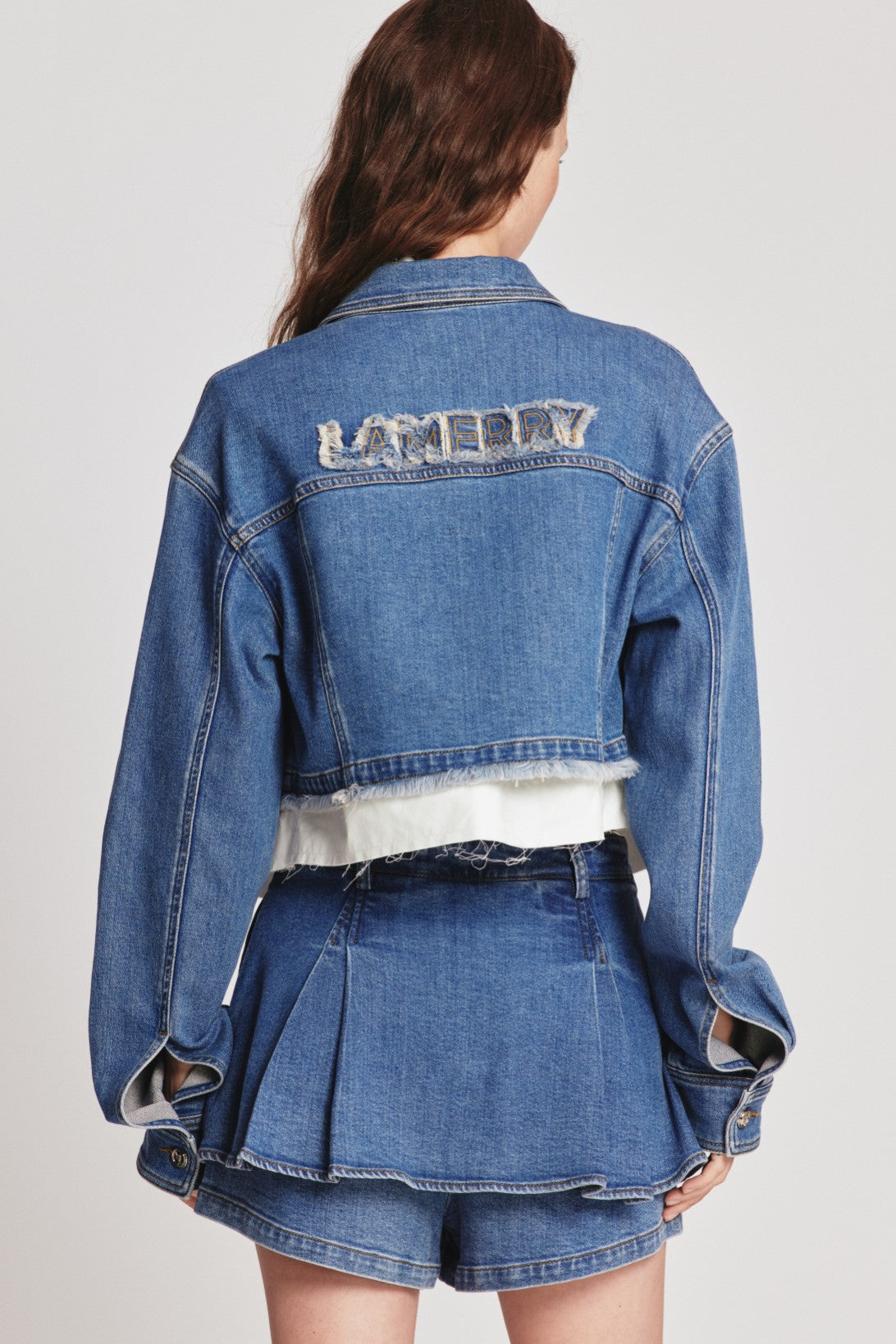 LAMERRY 夹克式牛仔外套LWFS1W012