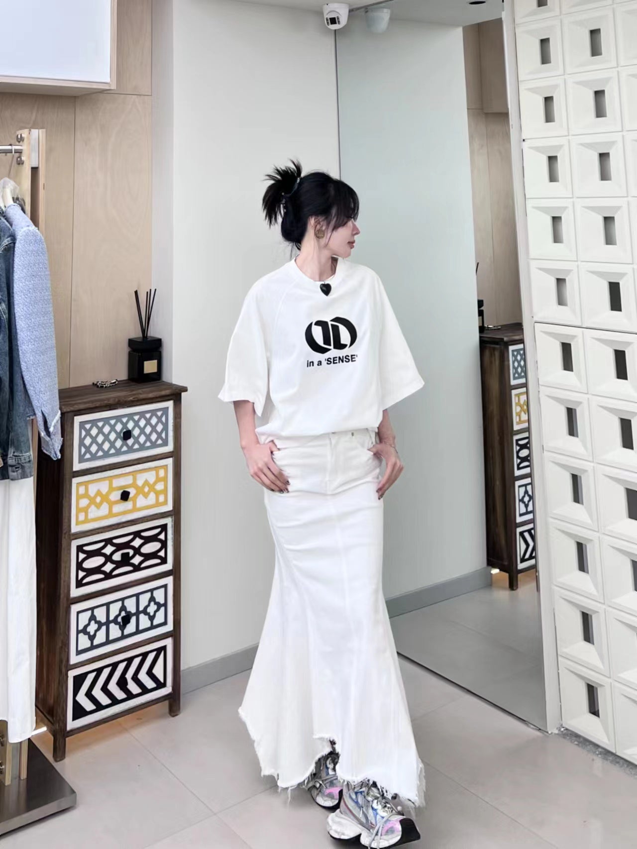 DJFL 经典字母宽松短袖T