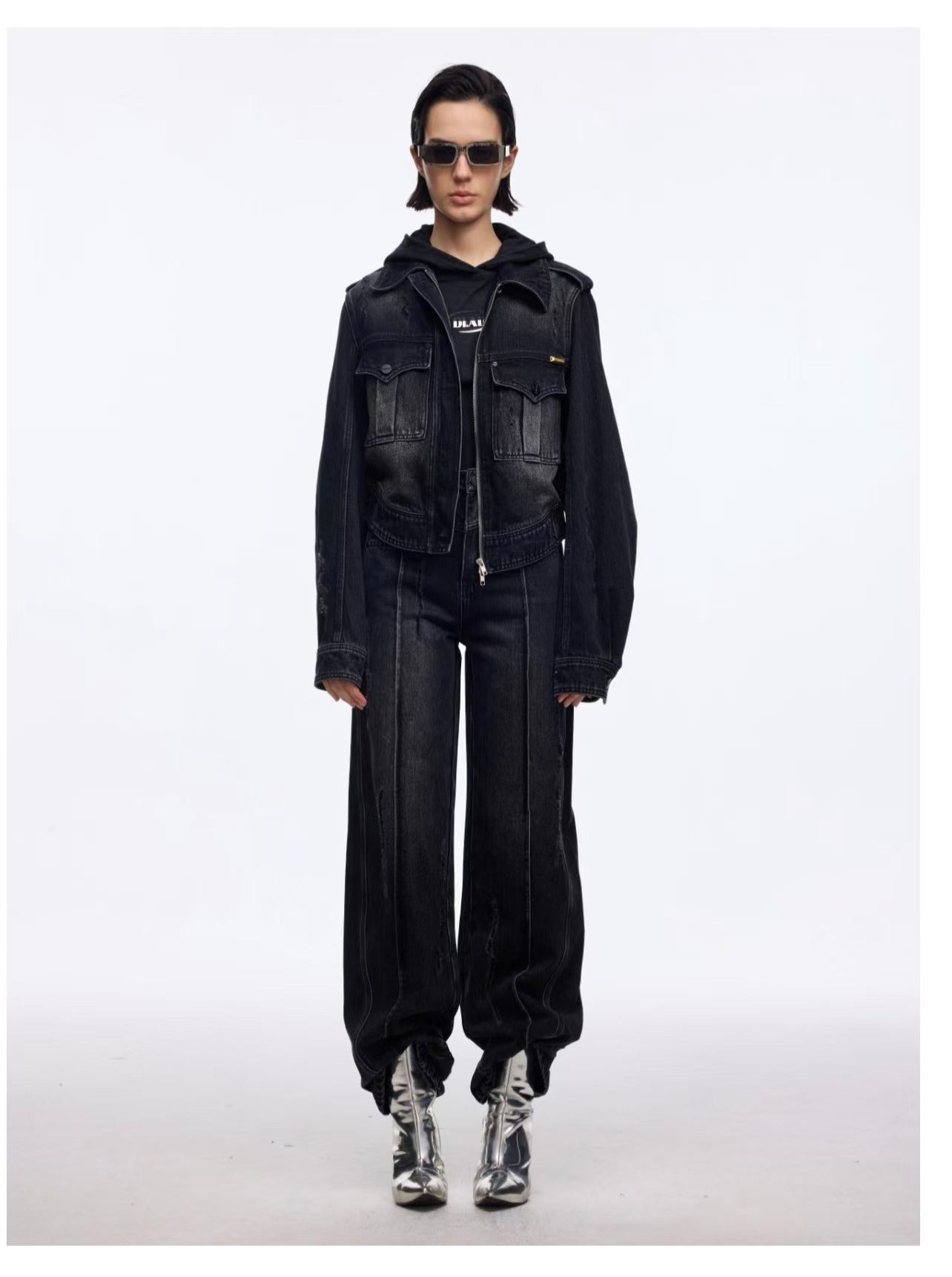 DI.AD 灰色牛仔长裤