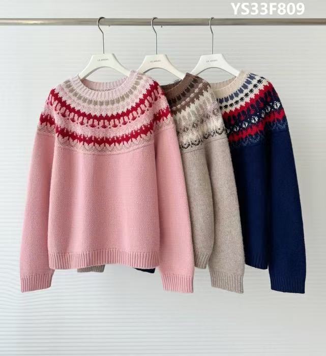 S&G Mode   粉色韩国羊毛毛衣