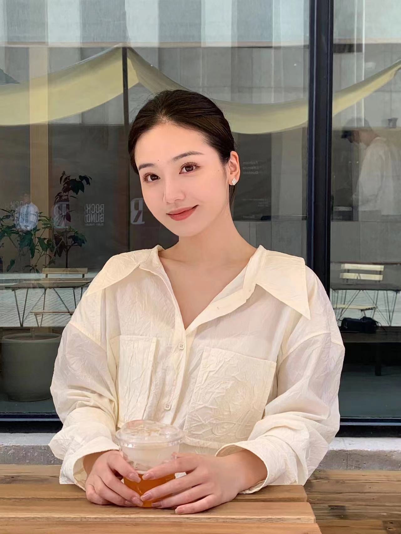DI.AD 米色带口袋上衣