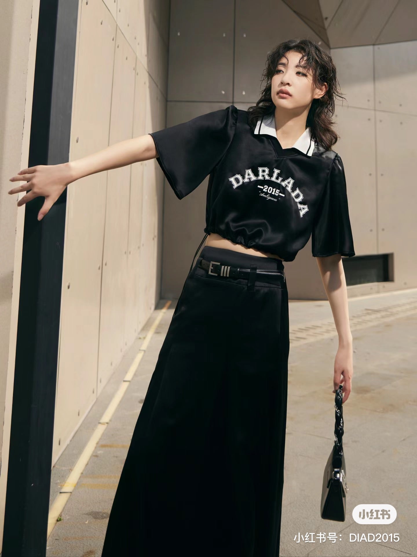 DI.AD 莱赛尔半裙 配腰带