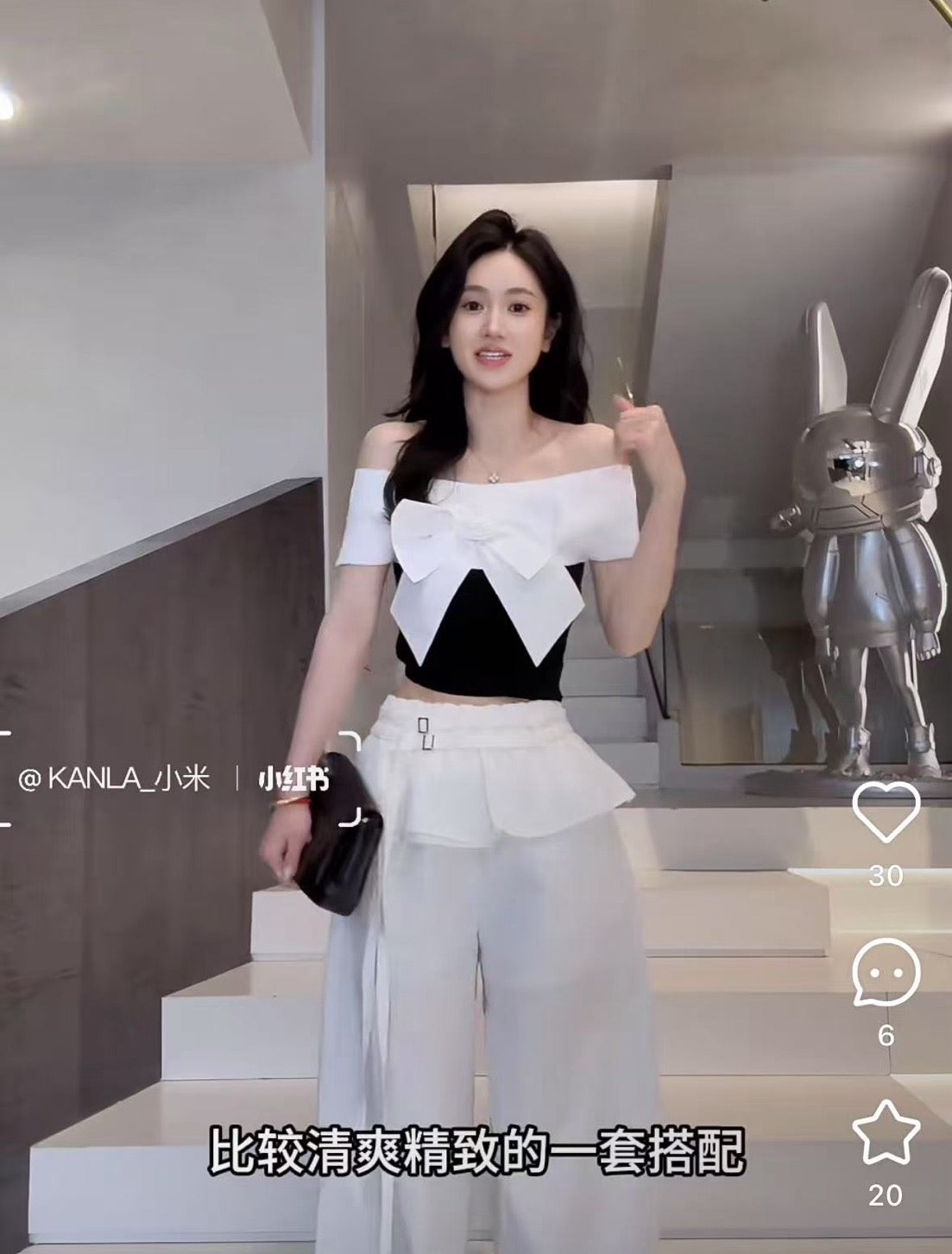 lamerry蝴蝶结一字肩