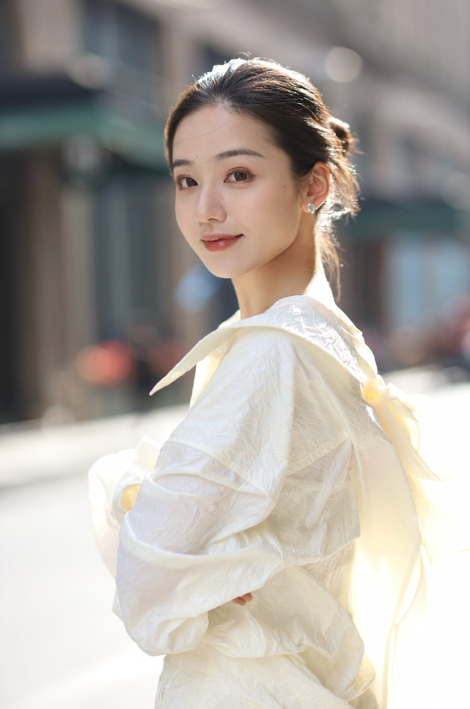 DI.AD 米色带口袋上衣