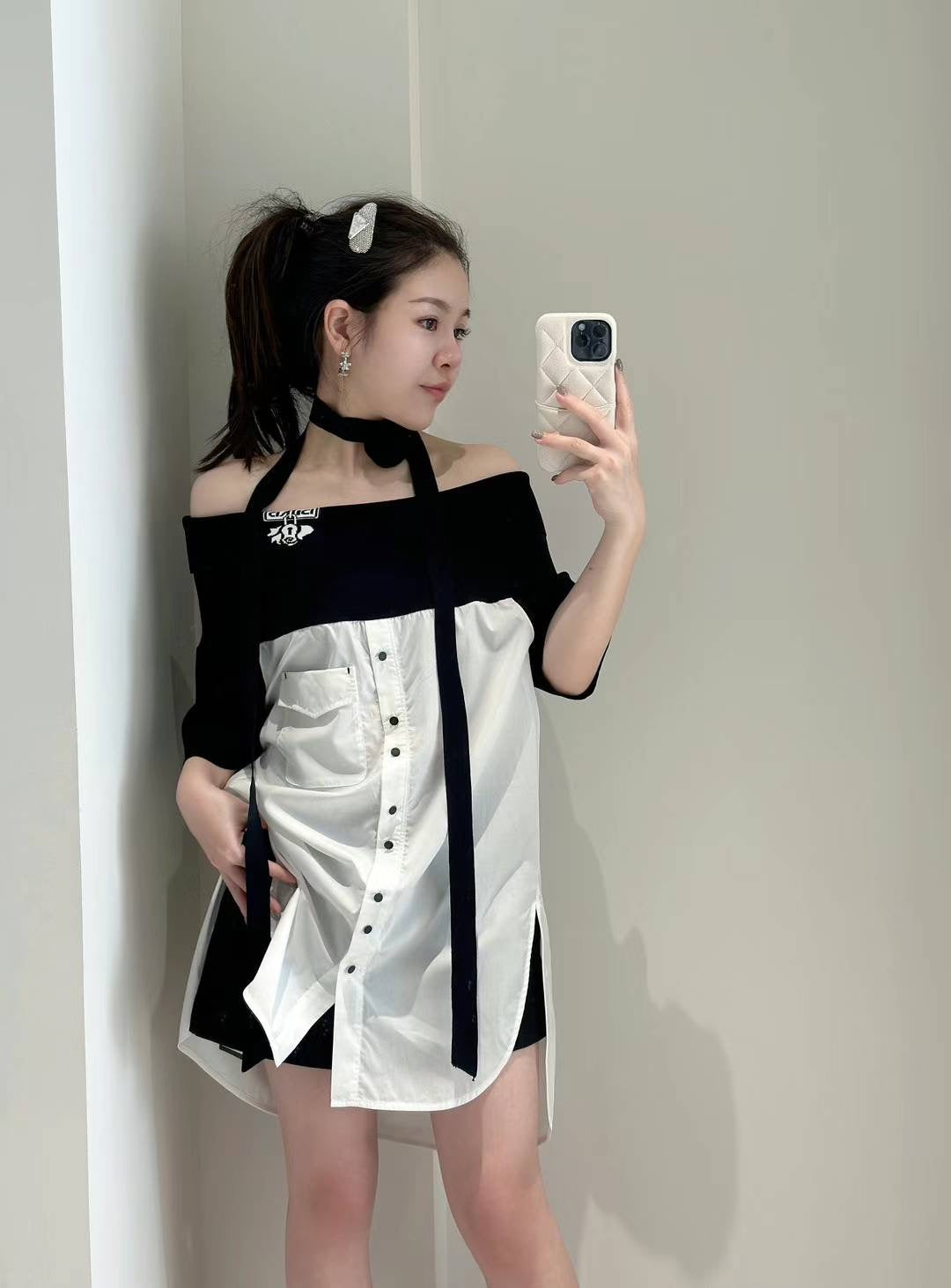DI.AD 玫瑰Choker 连衣裙