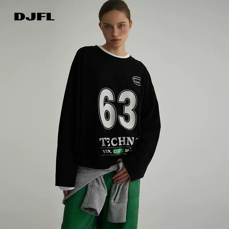 DJFL薄长Tee