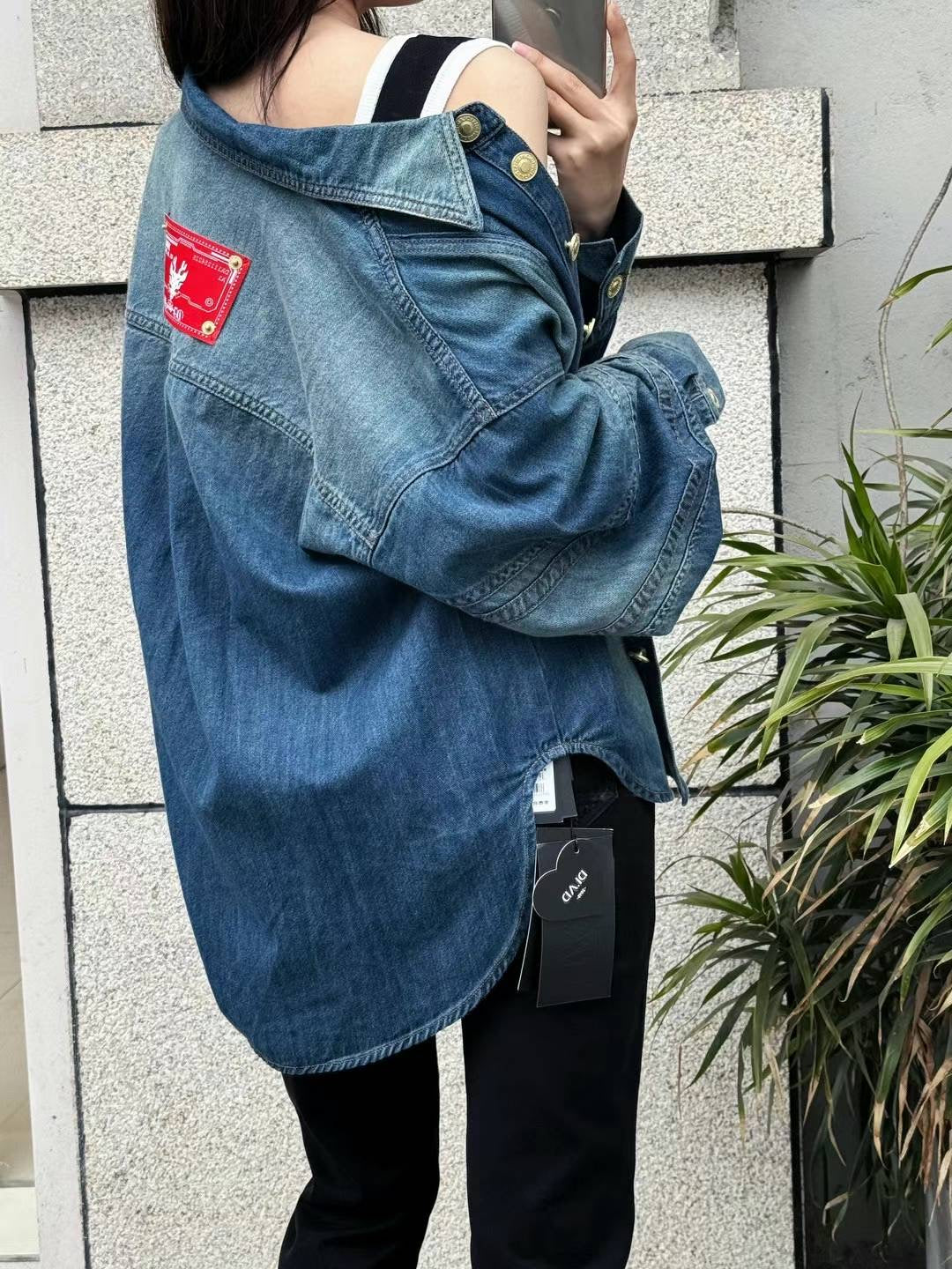DI.AD 纽扣牛仔外套