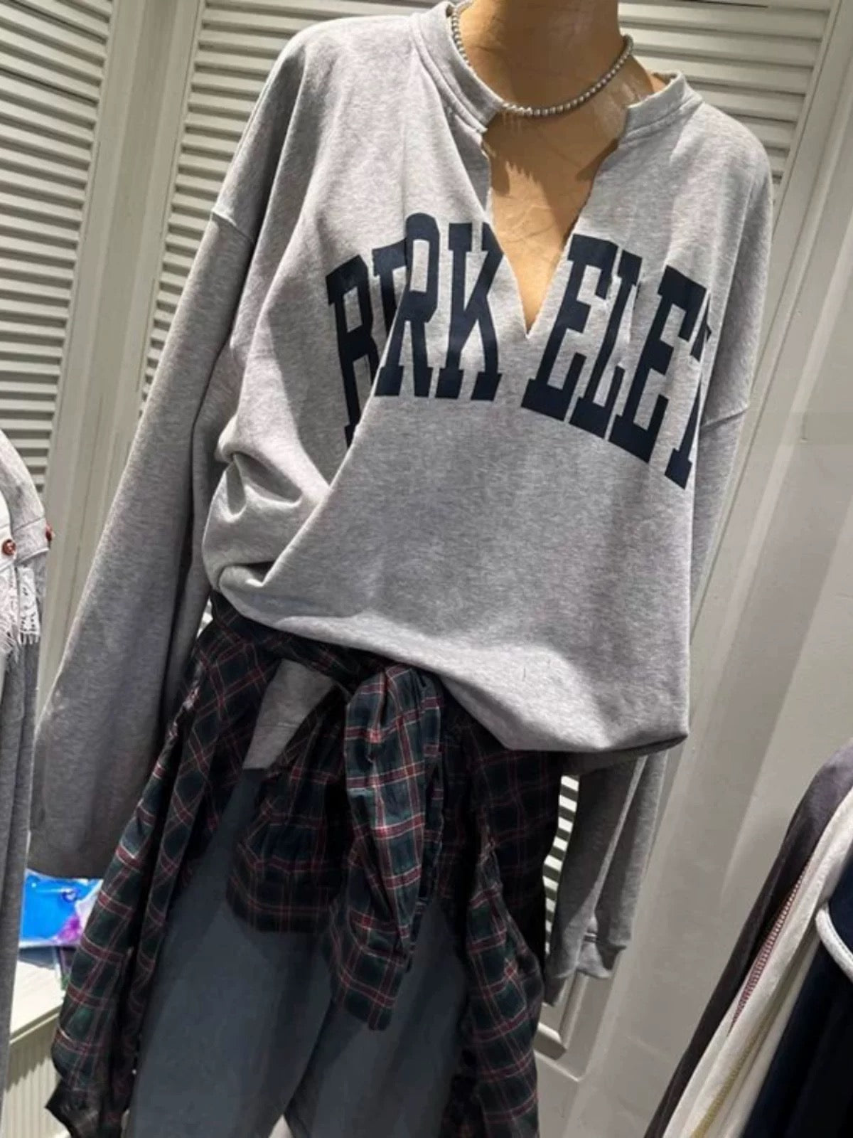 SG MODE字母破坏卫衣