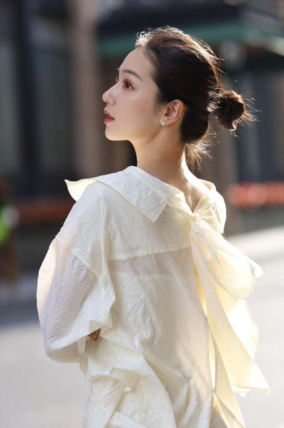 DI.AD 米色带口袋上衣
