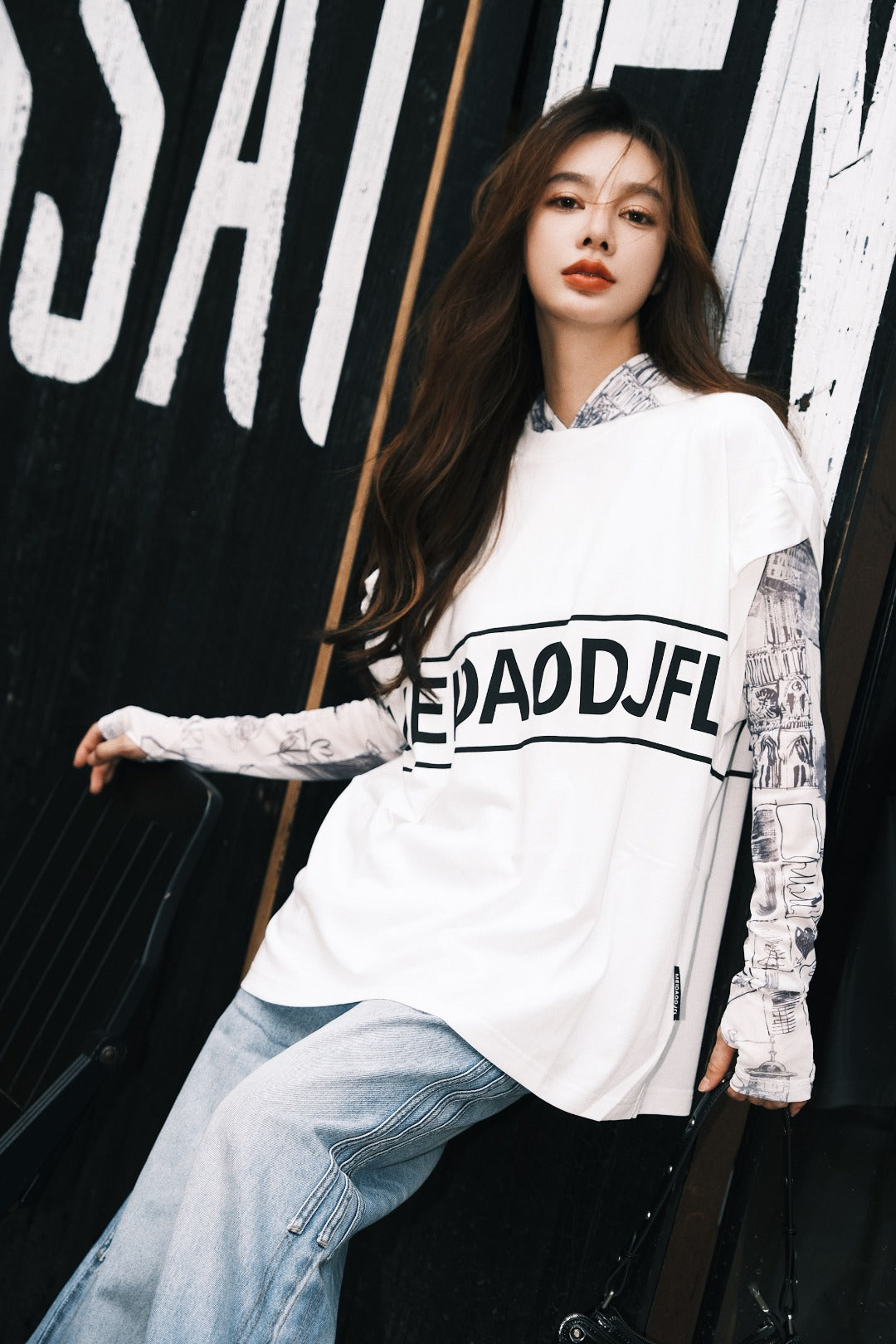 DJFL LOGO无袖T桖