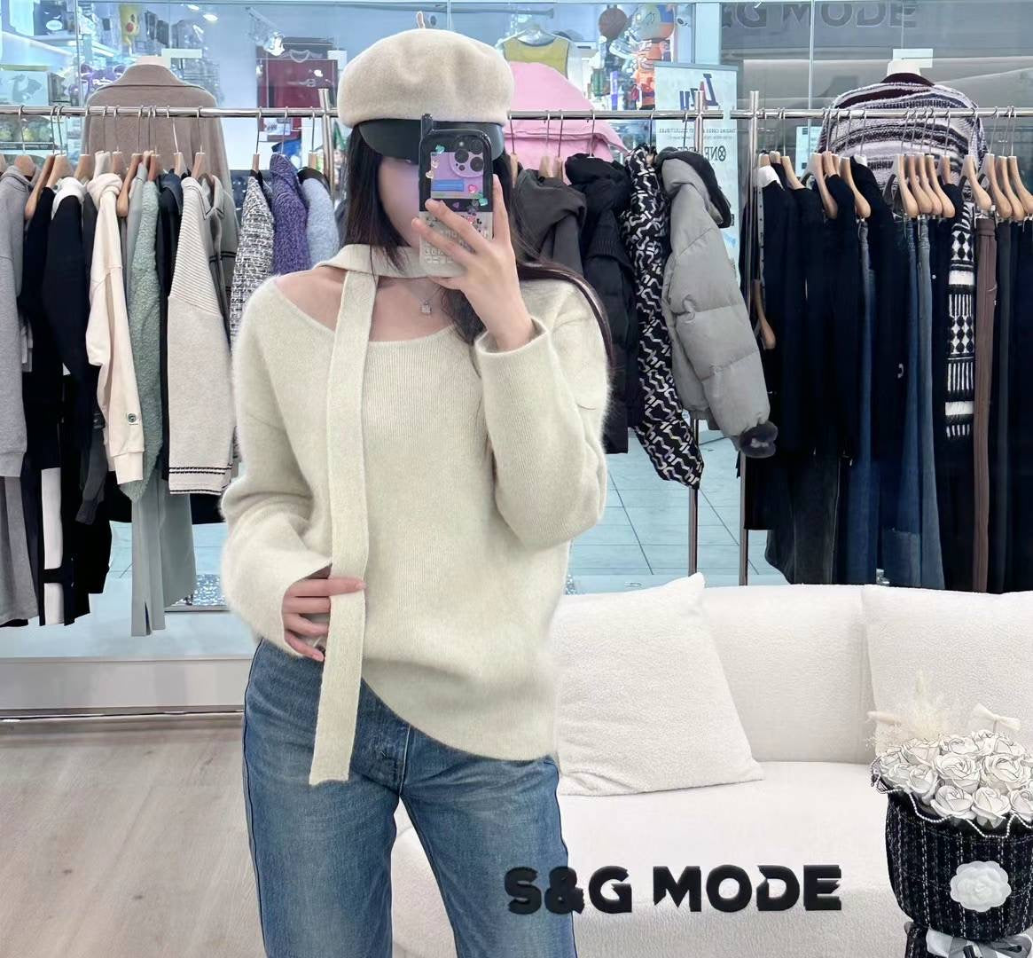 SGMode绵羊毛毛衣