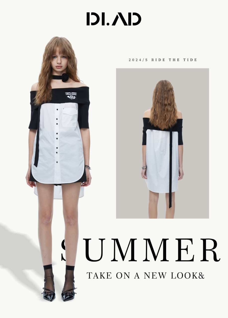 DI.AD 玫瑰Choker 连衣裙