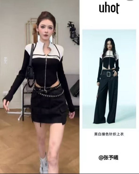 uhot 假吊带上衣