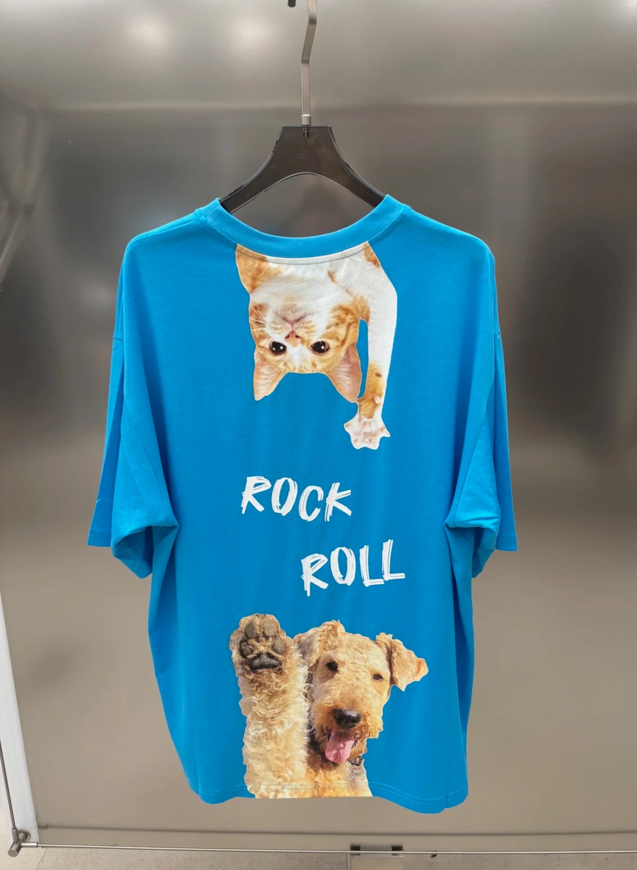 djfl蓝色动物T恤