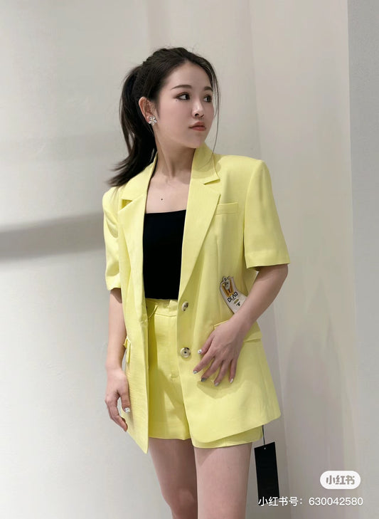 DI.AD 黄椒短袖西装