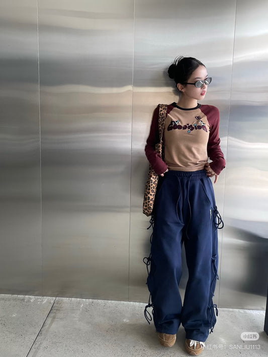 Sgmode拼接袖上衣