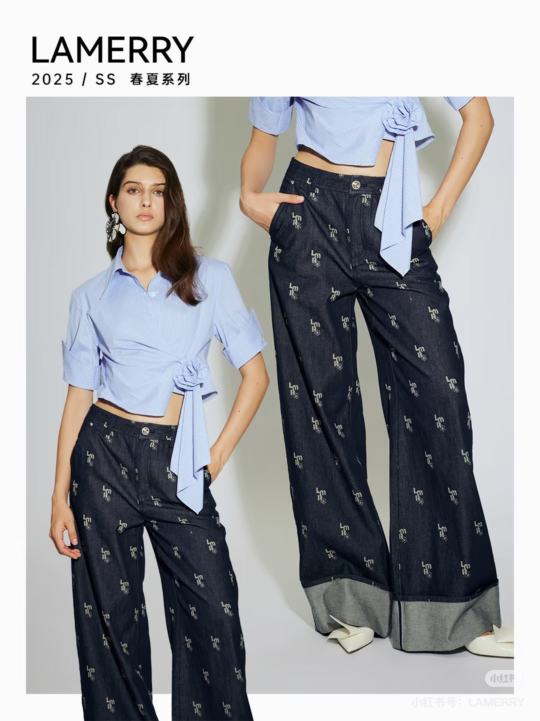 lamerry绑带衬衫