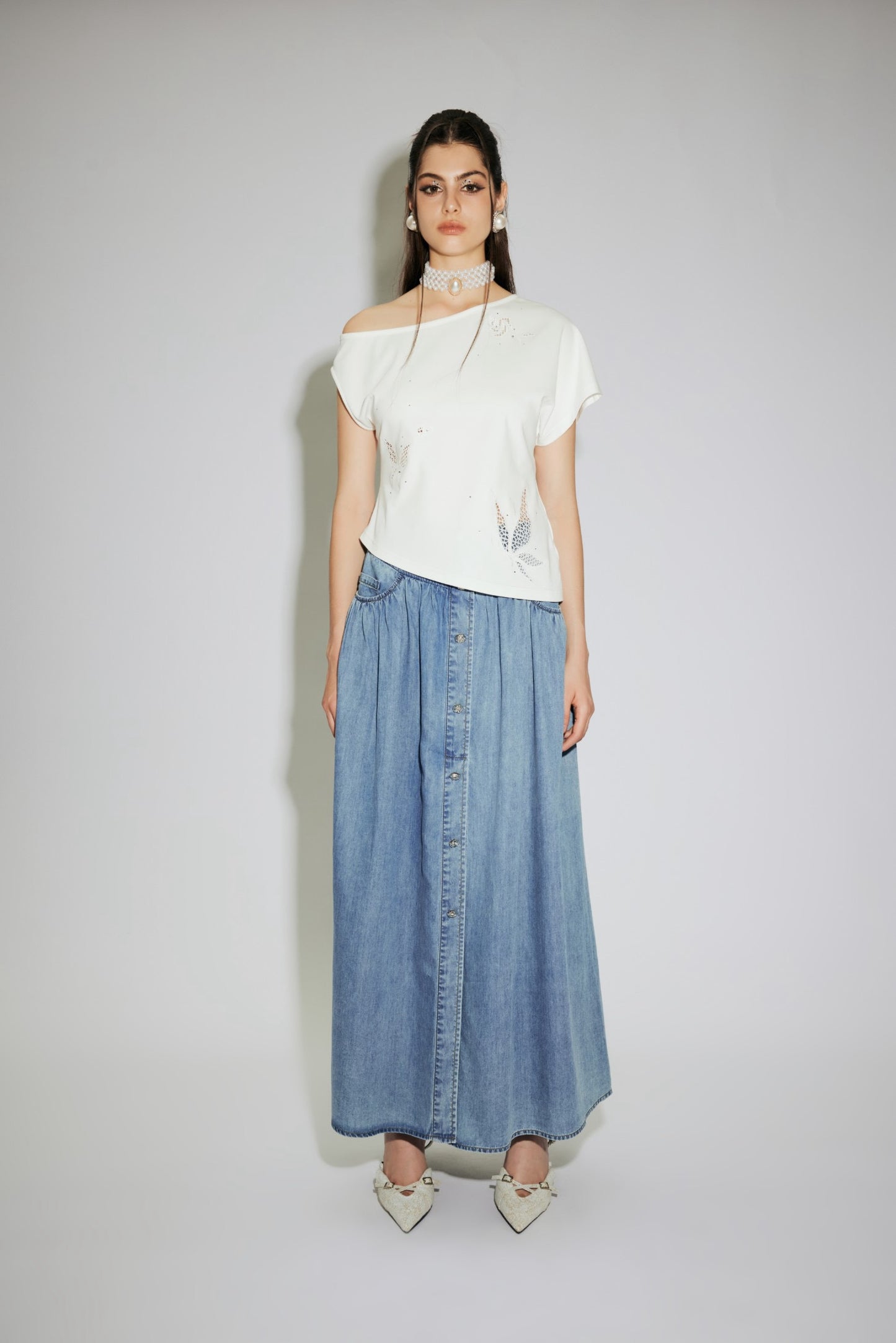 lamerry斜肩一字肩