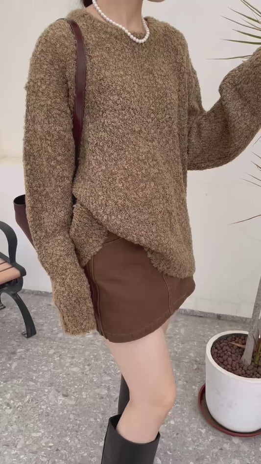 SGMode 美拉德色系 韩国套头毛衣